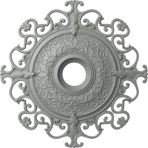 Ekena Millwork Orleans Ceiling Medallion (Fits Canopies up to 8 1/4"), 38 3/8"OD x 6 5/8"ID x 2 7/8"P CM38OL